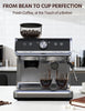 20 Bar Bean-to-Cup Coffee Machine Espresso Maker with Grinder &Milk Frother 2.8L