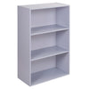 5 Tier Wooden Free Standing Display Cabinet Bookcase Wide Shelves Drawer Storage