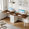 78.74 Inch Extra Long 2 Person Desk, Double Office Computer Desk with 5 Drawers