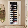 Over The Door Shoe Organizer,10 Tier Hanging Shoe Rack With 20 Large Pockets