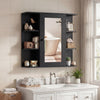 Modern Wall Mounted Medicine Cabinet w/3 Internal Shelves