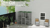 Wooden Cat House, Catio Cat Outdoor Enclosure with Platforms,180 x 98 x 180 cm