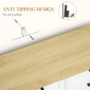 Sideboard with Tilt-out Trash Bin, Kitchen Sideboard with 2 Drawers, Shelves