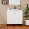 White Bathroom Under Sink Cabinet Basin Storage Cupboard Vanity Unit Eswsnahqjfs