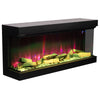 Media Electric Fireplace 50" 60" 70" Wall Recessed Inset Fire 3 Sided Panoramic