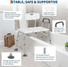 Step Stool w/ Handle for Seniors,Adjustable 8.5–16.5" Non-Slip Step Stool,440lbs