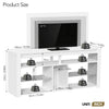 LED Tall Entertainment Center for PS4,55" Media TV Stand Console with Wkmafmyuzy