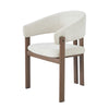 Dining Chairs Set of 2 w/ Linen Fabric & Sturdy Metal Frame for Dining, Living