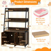 Large Hidden Cat Washroom Furniture with Scratching Pad
