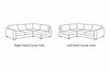 48h Delivery L-Shaped Sofa Bed Storage Springs Very Soft Boucle Fabric Beige
