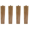 4pcs Square Wood Furniture Legs Level Straight Stand Feet for Low Table Chair UK