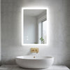 LED Bathroom Mirror Demister With Shaver Socket Bluetooth 70x50cm/60x80cm Touch