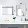 Bathroom Mirror Industrial Metal Frame Wall Mounted Bedroom Vanity Mirrors