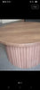- Round Coffee Table, 31.5'' - Wood Center Table with Fluted Base