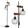 2 Light Vintage Floor lamp Industrial Standing Reading Light Living Room Bedroom