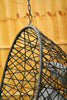 Grey Rattan Swing Patio Garden Weave Hanging Egg Chair & Cushion Indoor Outdoor