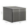Outdoor Lockable Bicycle Shed Bike Storage Tool Box Garden Garbage Bin Shed