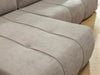 Corner Sofa Bed with Storage Universal Corner Side Velour Fabric FURYN MAXI