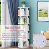 5-Layer 360° Rotating Bookshelf Bookcase Display Floor Standing Storage Rack New