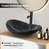 Bathroom Sink Basin Hand Wash Counter Top Oval Glass Bowl Pop up Tap Waste Set