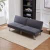 Upholstered 3 Seater Fabric Sofa Bed Sleeper Couch Sofabed Settee Recliner Beds