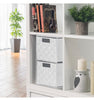 2 Drawer Woven Strap Storage Cabinet for Bedroom, Bathroom - 4 colours