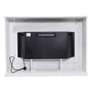 1.8KW Electric Fireplace LED Flames Log Burner Mantel Heater With Remote Control