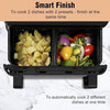 Dual Zone Air Fryer 9L with Touchscreen for Family Meals & Picnic Snacks