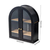 Arched Storage Cupboard Hanging Cabinet with Doors Wall-mounted Storage Cabinet