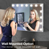 Hollywood Light Up Vanity Mirror with Lights 15-LED Make Up Mirror Tabletop Wall