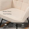 Nursing Rocking Nursery Glider Rocker Armchair for Living Room, Beige