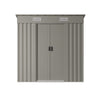 4x6 FT Garden Shed Glitter Storage Shed Waterproof with Foundation Kit and Vents