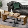 Set of 2 Coffee Tables, Side Table, Tea Table for Living Room Bedroom