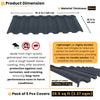 Metal Roof Shingles - Galvanized Zinc Corrugated Roofing Tile for Homes, Sheds