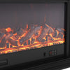 Electric Fireplace With 70in TV Stand Unit Cabinet Fire Logs Heater Flame 10 LED