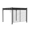 3 x 2.8m Pergola with Retractable Roof & Hollow Shade Garden Canopy Patio Gazebo