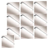 10x Led Batten Lights 60W 5FT 150MM Work Shop Garage tube Ceiling Strip 6500K