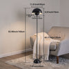 Modern Floor Lamp Deluce Black Tall Standing Lights E27 Metal Home Lighting