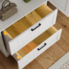 Kitchen Pantry Cupboard,Tall Storage Cabinet with 2 Doors 3 Shelves & 2 Sfakwkgc