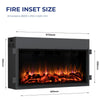 Electric Fireplace with Surround, LED Flame & Mood Light – Endeavour Danby