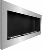 Bio Ethanol Fireplace Biofire Fire Wall Modern Stylish 1200 x 400 GLASS 5