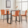 Set of 2/4/6 Bar Stools Velvet Breakfast Bar Chairs Kitchen Office Restaurant