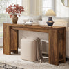 63-Inch Long Console Table, Farmhouse Wood Sofa Table for Hallway, Living Room