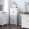 Accent Floor Storage Cabinet Kitchen Cupboard with 2 Large Doors