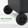 Outdoor Gas BBQ Grill 4+1 Burner Garden Barbecue Cooker Trolley Side Shelves