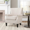 Wing Chair High Back Velvet Fabric Tub Armchair Fireside Living Room
