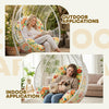 Egg Swing Chair Cushion Waterproof 120x84x18cm Patio Hanging Basket Cushion D...