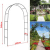 Heavy Duty Metal Garden Arch Arbour for Roses Amalfi with Ground Spikes