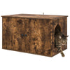 Cat House Smoked Oak 85 x 55 x 50 cm Engineered Wood