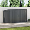 Metal DOUBLE/TRIPLE Wheelie Bin Storage Store Cover Garden Rubbish Dustbin Shed